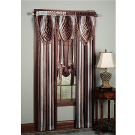 Achim Importing Achim Omtu63Ch06 - Ombre Tie-Up Shade - 50 X 63 Inches - Chocolate Blue OMTU63CH06